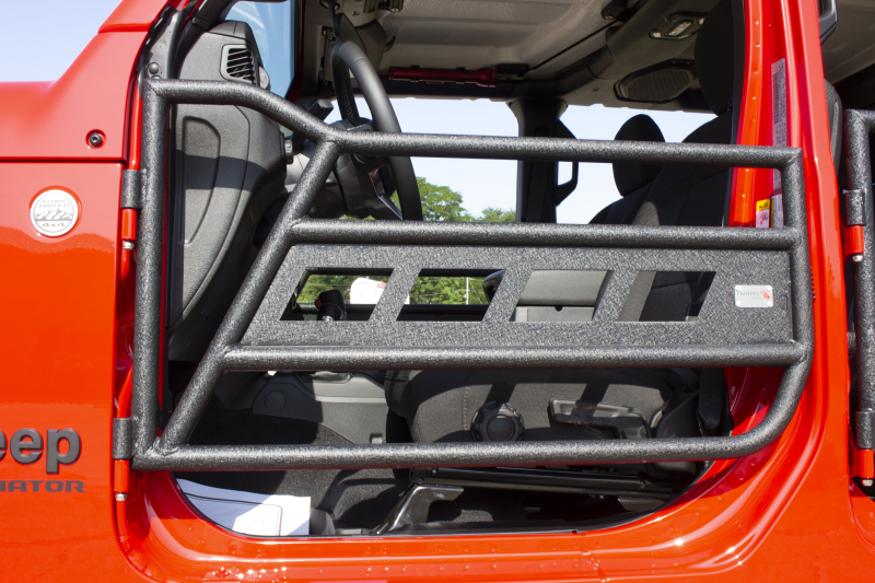 Jeep Gladiator JT Tube Doors - Front + Rear - Fishbone Offroad - Black textured - `20-`27